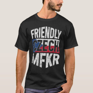 Camiseta Bandera de la República Checa Orgullosa de los che