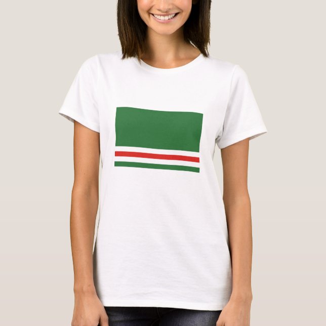 Camiseta Bandera de la República Chechena de Ichkeria (Anverso)