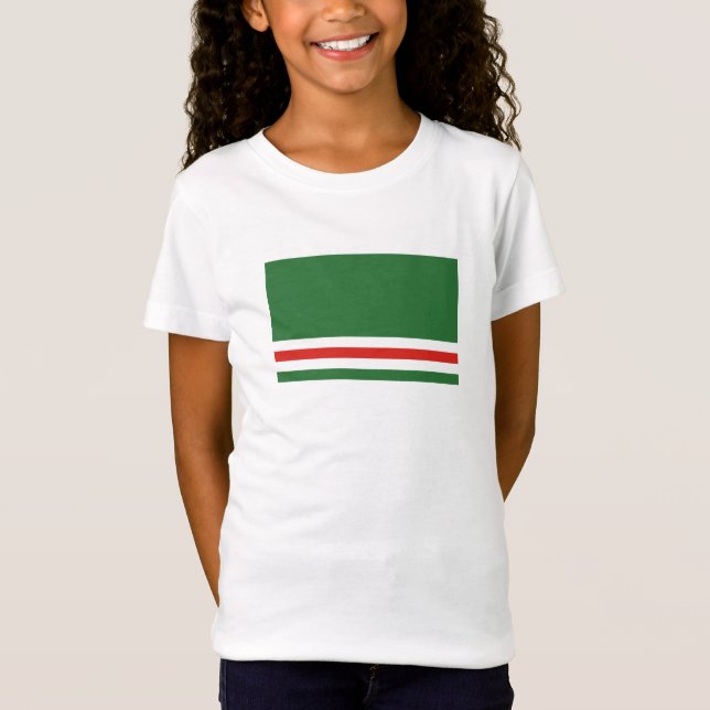 Camiseta Bandera de la República Chechena de Ichkeria (Anverso)