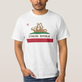 Camiseta Bandera de la República Cthulhu California Lovecra