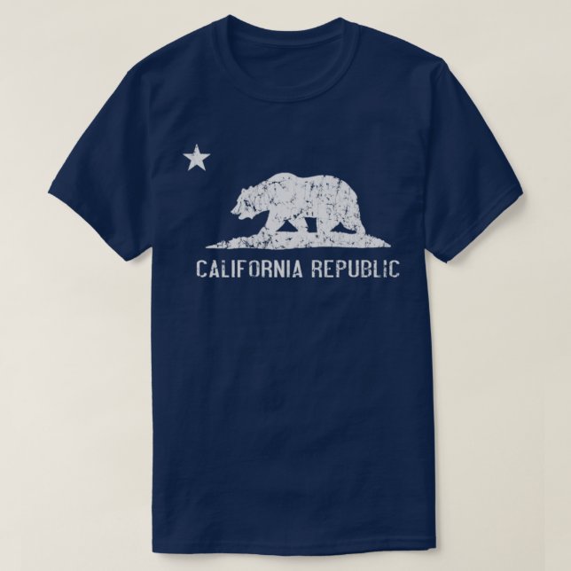 Camiseta Bandera de la República de California (Diseño del anverso)