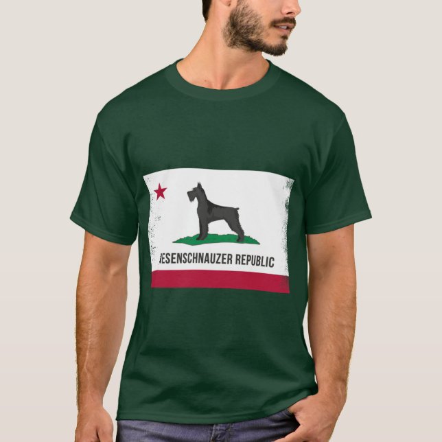 Camiseta Bandera de la República de California (Anverso)