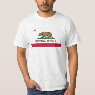 Camiseta Bandera de la República de California a los camis