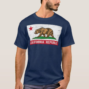 Camiseta Bandera de la República de California Diseño en pr