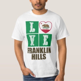Camiseta Bandera de la República de California Love Frankli