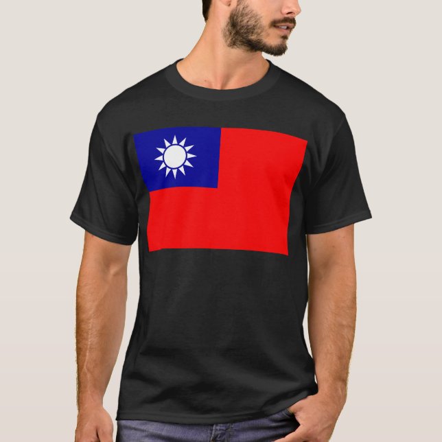 Camiseta Bandera de la República de China (Taiwán) - 中華民國國旗 (Anverso)