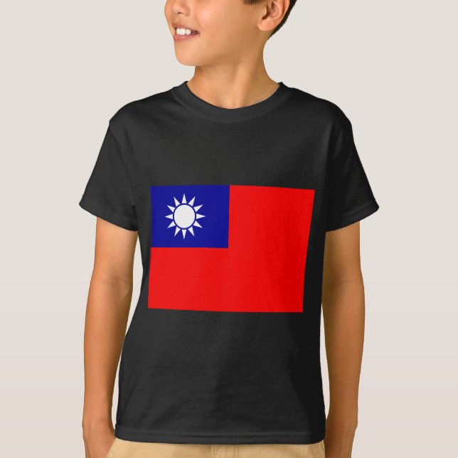 Camiseta Bandera de la República de China (Taiwán) - 中華民國國旗 (Anverso)