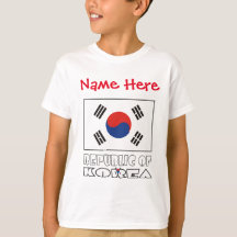 Bandera de la República de Corea Personalizada