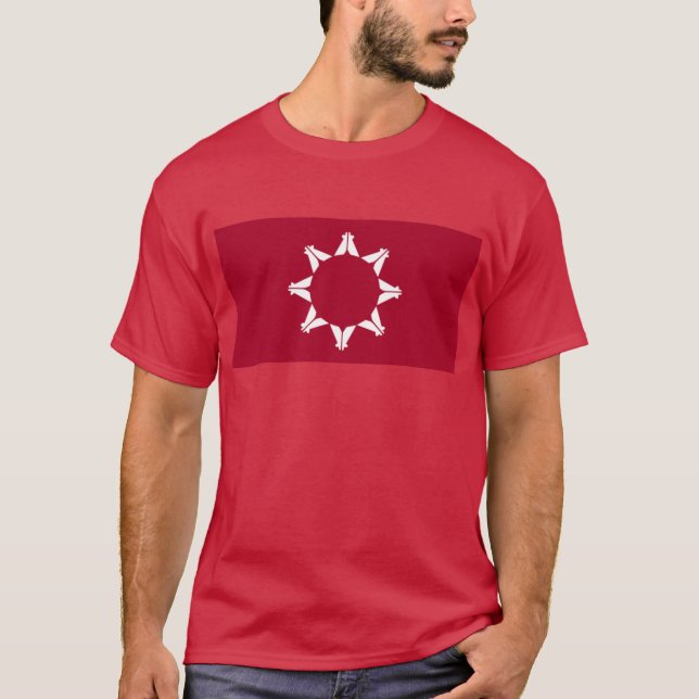Camiseta Bandera de la República de Lakotah (Anverso)