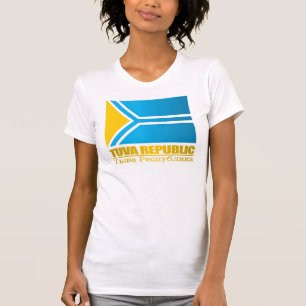 Camiseta Bandera de la república de Tuva (Tyva)