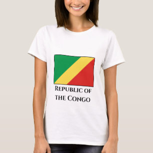 Camiseta Bandera de la República del Congo