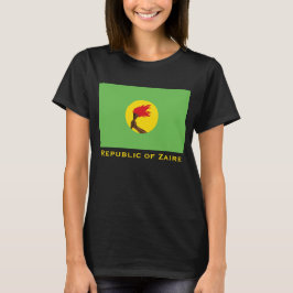 Camiseta Bandera de la República del Zaire