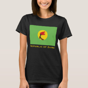 Camiseta Bandera de la República del Zaire