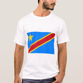 Camiseta Bandera De La República Democrática Del Congo