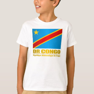 Camiseta Bandera de la República Democrática del Congo