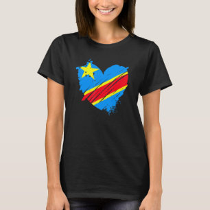 Camiseta Bandera de la República Democrática del Congo Me E