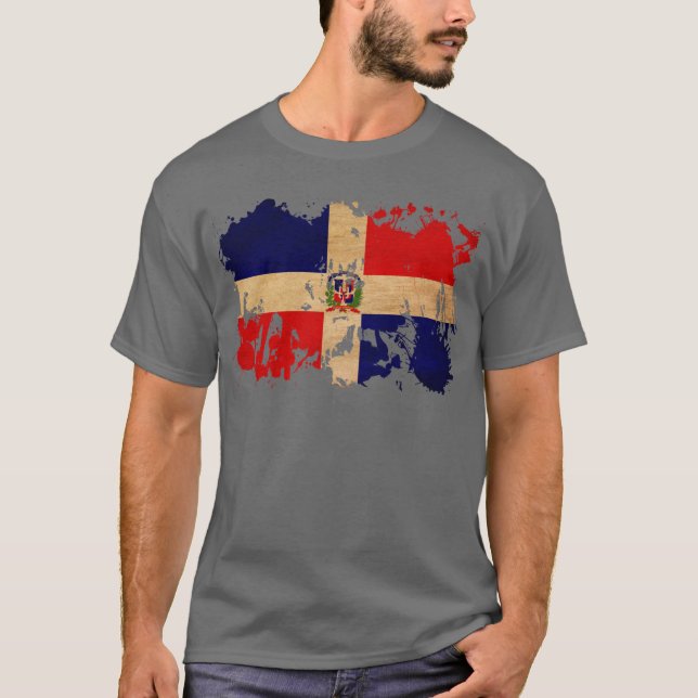 Camiseta Bandera de la República Dominicana (Anverso)