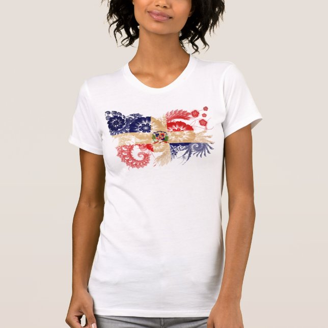 Camiseta Bandera de la República Dominicana (Anverso)