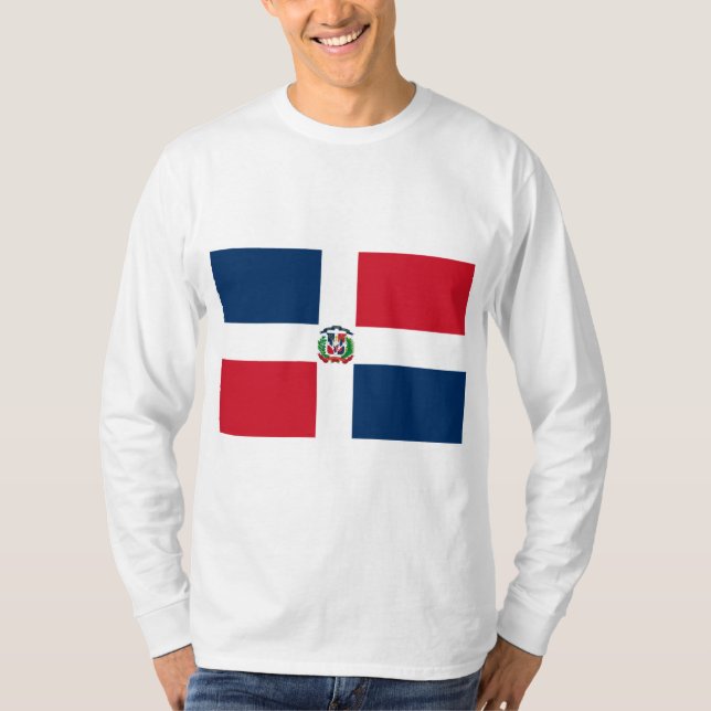 Camiseta Bandera de la República Dominicana (Anverso)