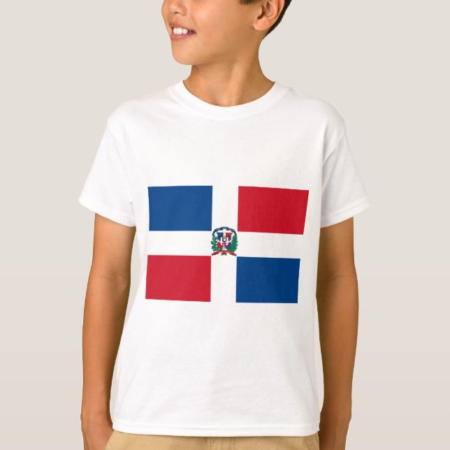 Camiseta Bandera de la República Dominicana (Anverso)
