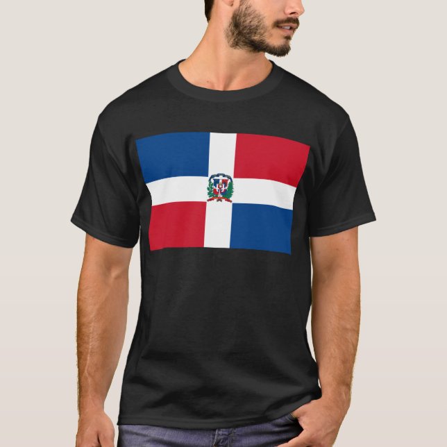 Camiseta Bandera de la República Dominicana (Anverso)