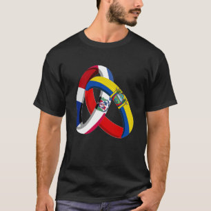 Camiseta Bandera de la República Dominicana Ecuador Grosera