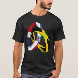 Camiseta Bandera de la República Dominicana Jamaica Grosera