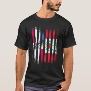 Camiseta Bandera de la República Dominicana Perú Grove Band