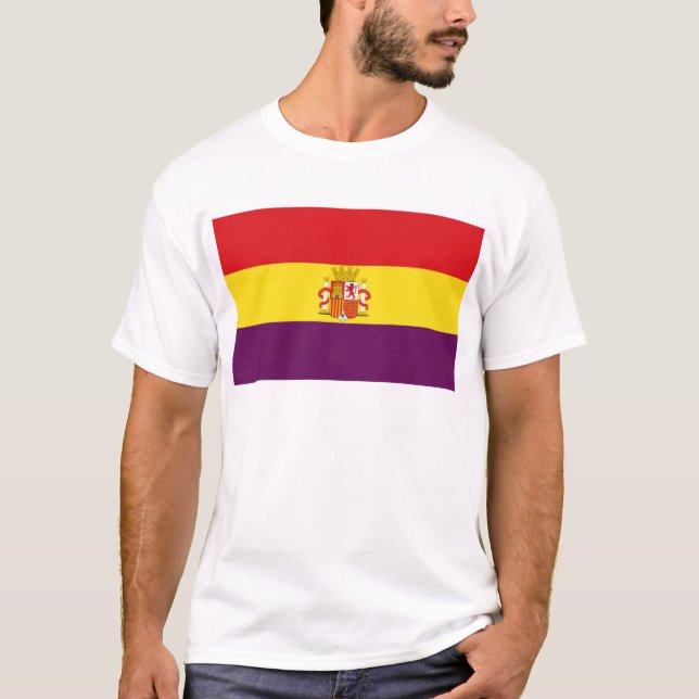 Camiseta Bandera de la República Española (Anverso)