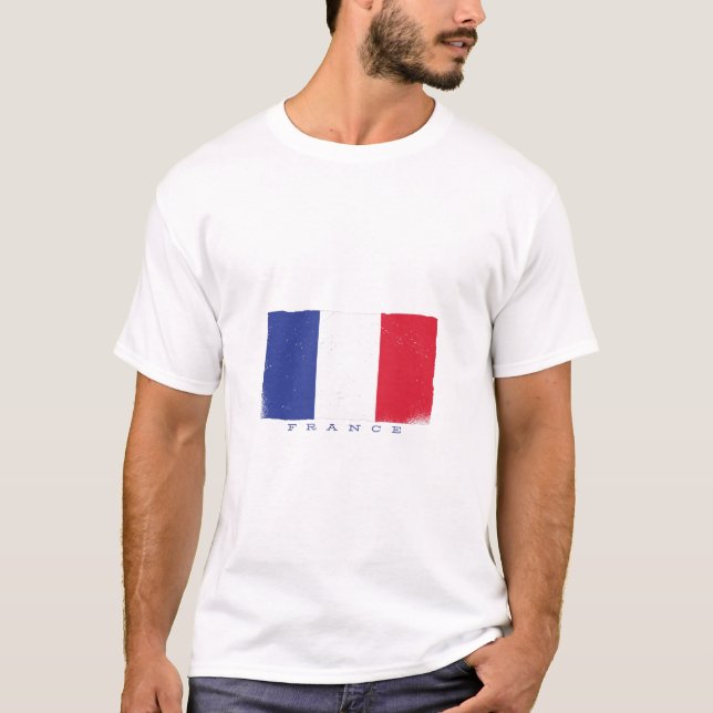 Camiseta Bandera de la República Francesa (Anverso)
