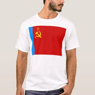 Camiseta Bandera de la Rusia Soviética, URSS, CCCP, Comunis