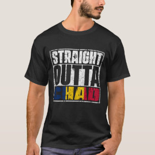 Camiseta Bandera de la salida directa de Chad