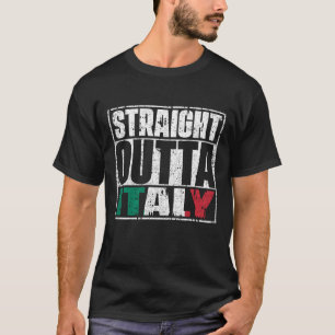 Camiseta Bandera de la salida directa de Italia