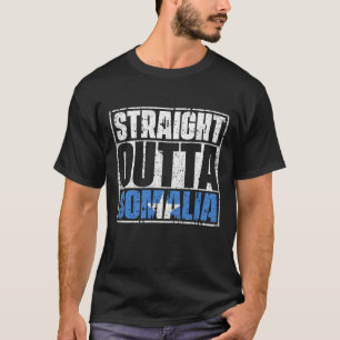 Camiseta Bandera de la salida directa de Somalia