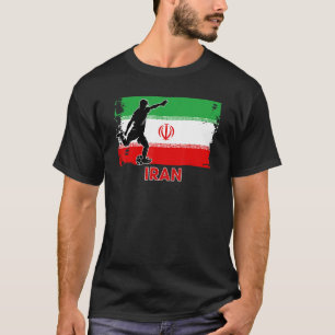 Camiseta Bandera de la selección nacional de fútbol de Irán
