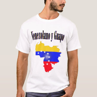 Camiseta Bandera de la tipografía tricolor de Venezuela
