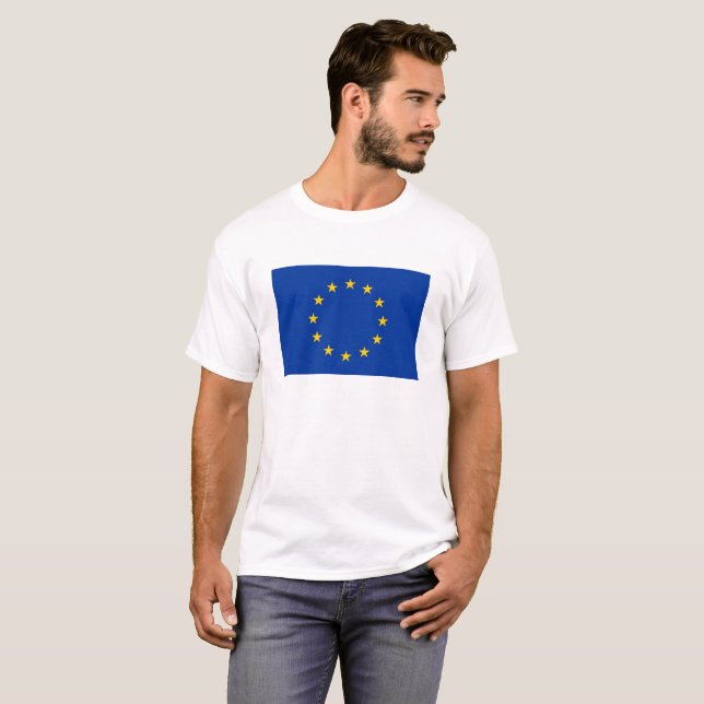Camiseta Bandera de la UE (Anverso completo)