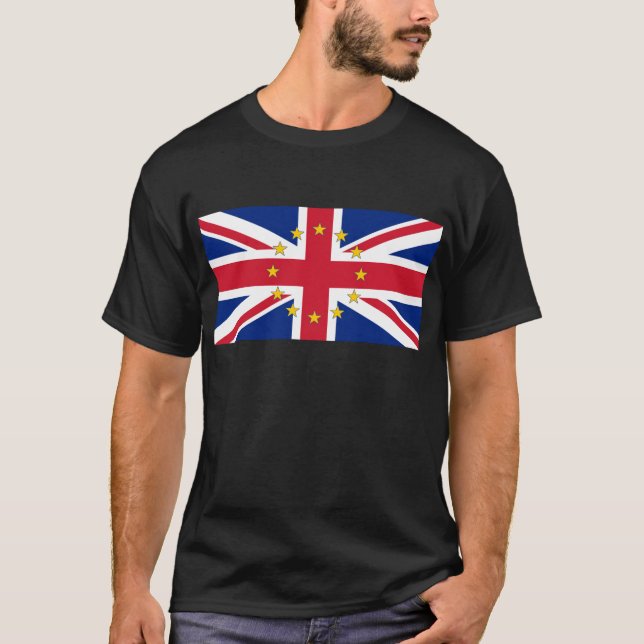 Camiseta Bandera de la Unión Británica del Reino Unido (Anverso)