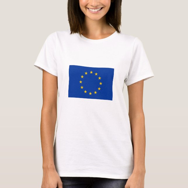 Camiseta Bandera de la Unión Europea (Anverso)