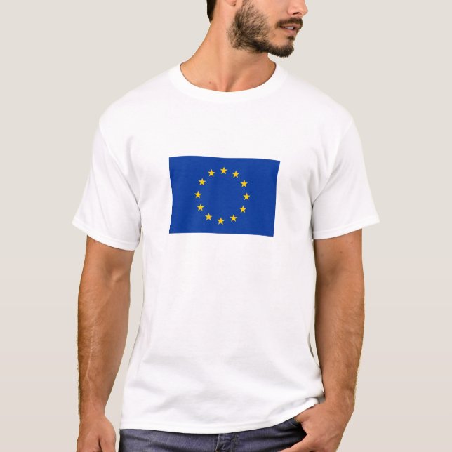 Camiseta Bandera de la Unión Europea (Anverso)