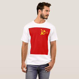 Camiseta Bandera de la Unión Soviética URSS Comunista Hoja 