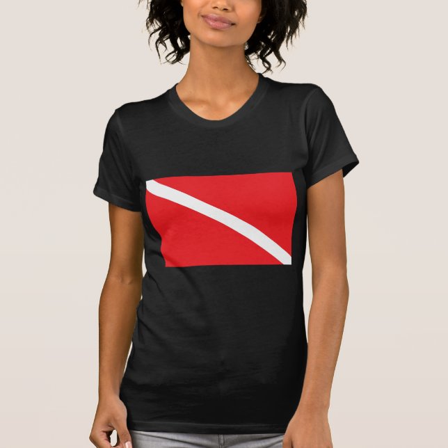 Camiseta Bandera de la zambullida del EQUIPO DE (Anverso)