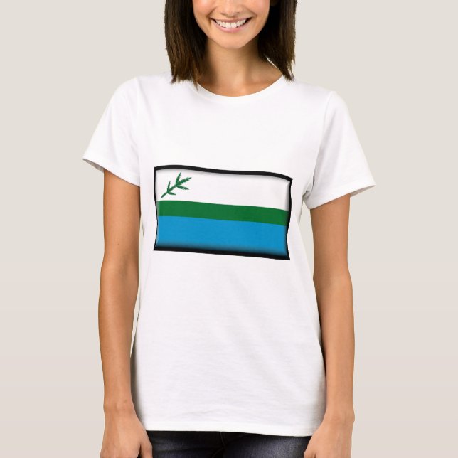 Camiseta Bandera de Labrador (Canadá) (Anverso)