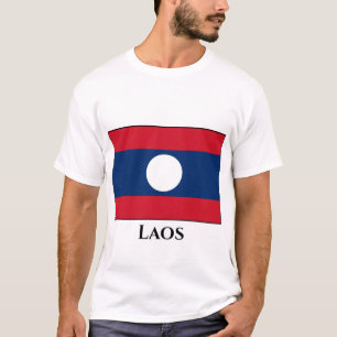 Camiseta Bandera de Laos