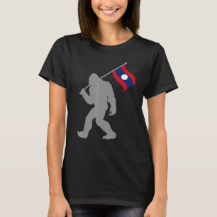 Camiseta Bandera de Laos en la bandera de Laos