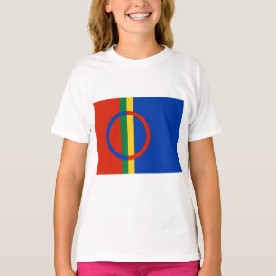 Camiseta Bandera de Laponia (Navidades) (Sami) (Laplander)