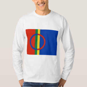 Camiseta Bandera de Laponia (Navidades) (Sami) (Laplander)