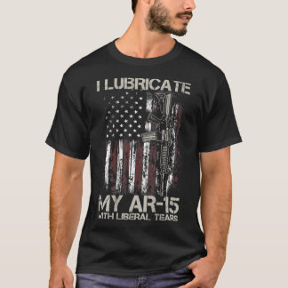 Camiseta Bandera De Las Armas Lubro Mi Ar-15 Con Lágrimas L