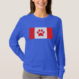 Camiseta Bandera de las aves de Canadá - Bandera canadiense