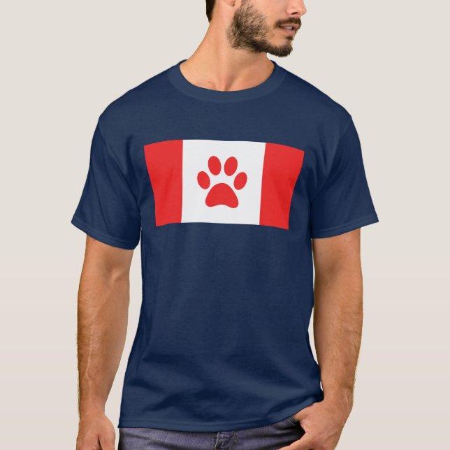 Camiseta Bandera de las aves de Canadá - Bandera canadiense (Anverso)